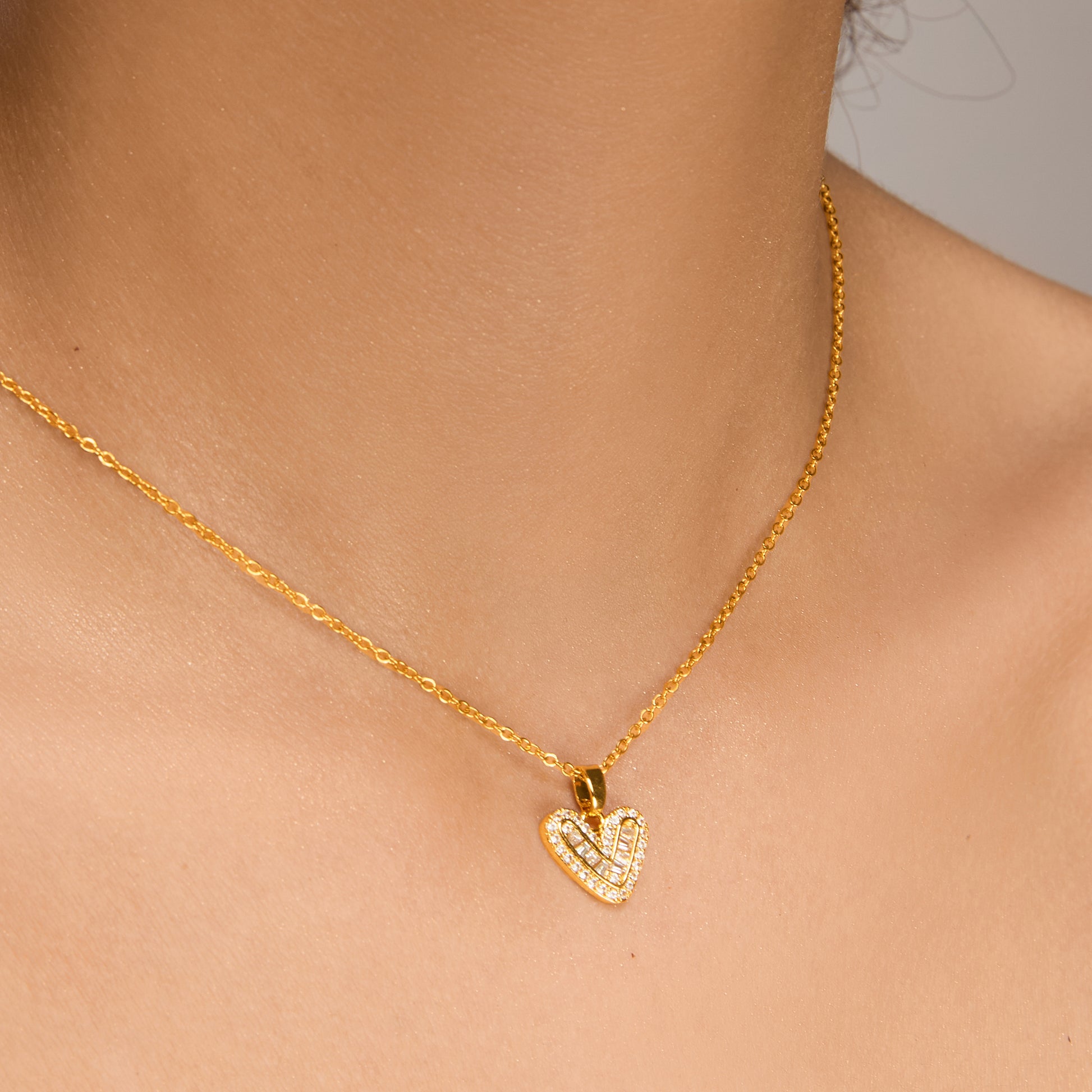 Sparkle Heart Necklace