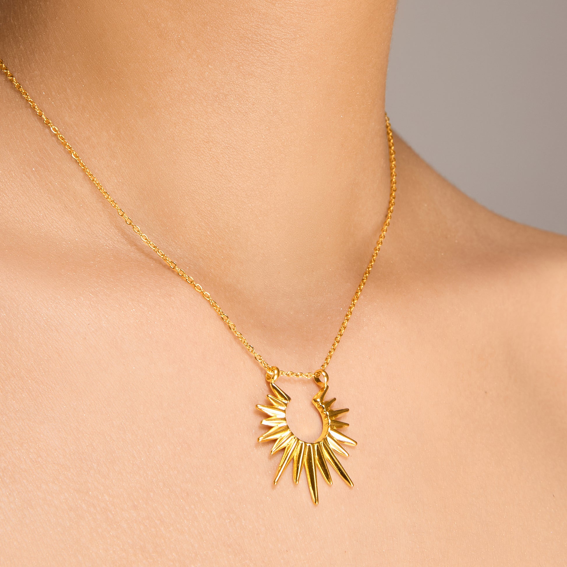 Shy Sun Necklace